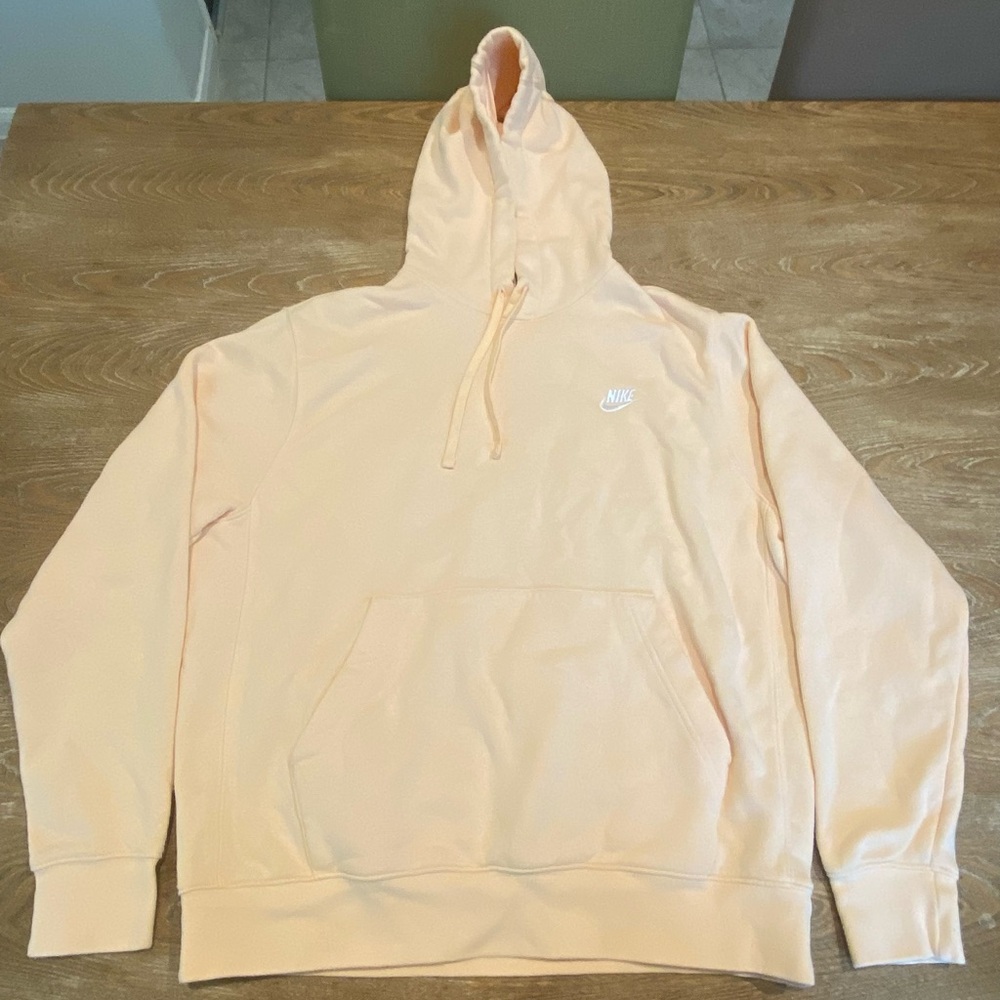 Nike Light Orange Hoodie for Men